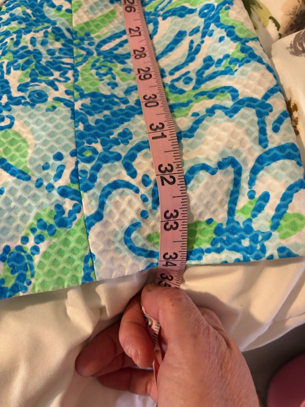 💚Lilly Pulitzer EUC Trudy GO GO Green Shift Dress in Blue Green & White Sz 4 🌊 - Picture 10 of 12
